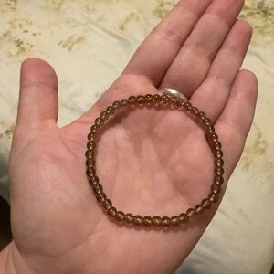 6mm Smokey Quartz Beaded Bracelet